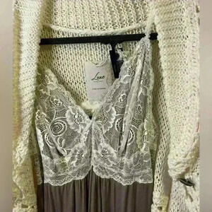 Soma Luxe by Chicos 2-piece nightgown and jacket.